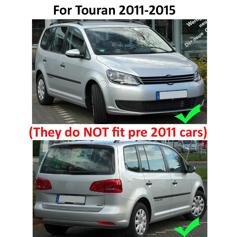 Набор литых автомобильных брызговиков для Volkswagen VW Touran 2011 2012 2013 2014 2015 Брызговики