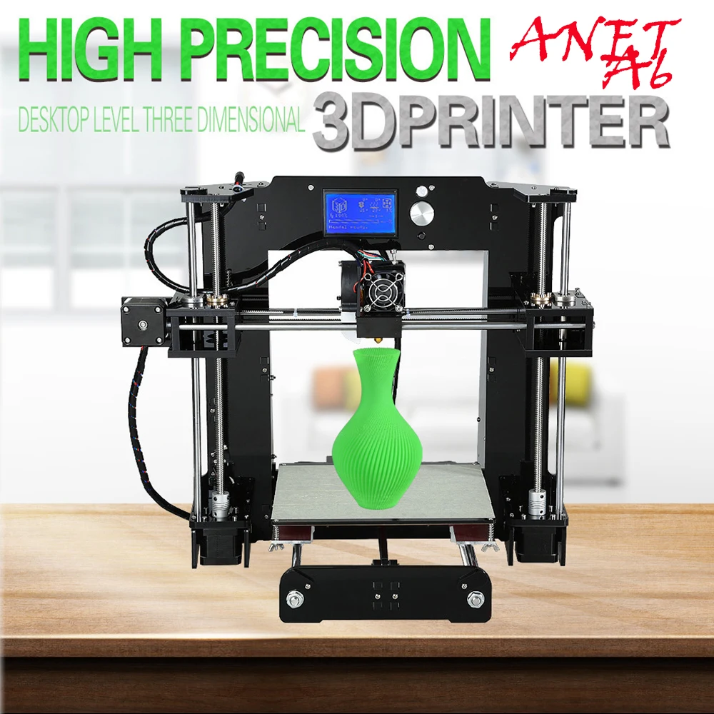 Reprap FDM 3d принтер s полу сборка или DIY комплект 3d принтер s impresora 3d печать высокая скорость Высокоточный 3d принтер с PLA