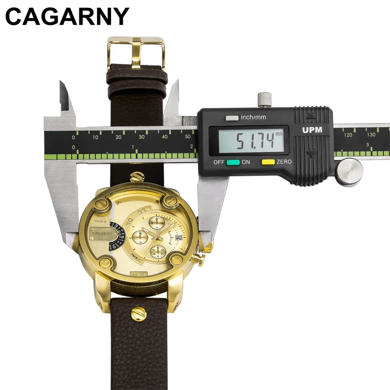  Cagarny Quartz-Watch Men Casual Men's Quartz Watches Golden Sport Russian Army Military Watch Man D