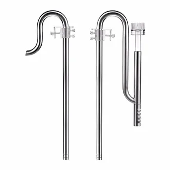 

Surface skimmer stainless steel jet inflow outflow filter accessory aquarium fish tank 13mm 17mm arcylic hook fix holder