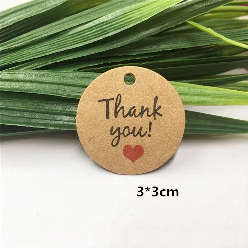 3x3cm 100 шт. крафт-бумага, упаковка в нескольких стилях, бирки для свадьбы/дня рождения, коробки для конфет, ценники для цветов/этикеток для косметики - Цвет: 3x3cm