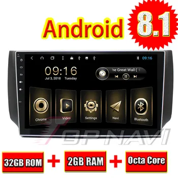 

Vehicle Head Unit for Nissan SYLPHY 2012 2013 2014 2015 2016 Android 8.1 10.1'' Topnavi Auto GPS Navigation Buit-in 32G Players