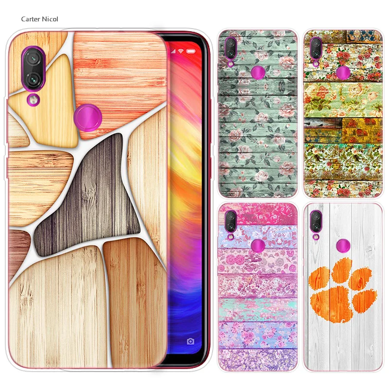 Silicone Case for Xiaomi Redmi Note 7 6 5 Plus Mi A2 8 Lite Pro Prime
Play Phone Cases Cover floor wooden timber Wood and flower