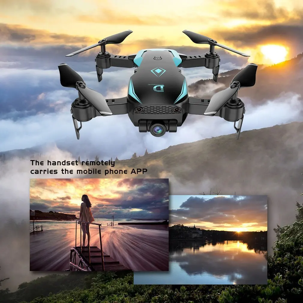 

X12 4CH RC Foldable Drone Quadcopter Altitude Hold with Wifi Camera Live Video One Key Return Headless Mode 3D Flip