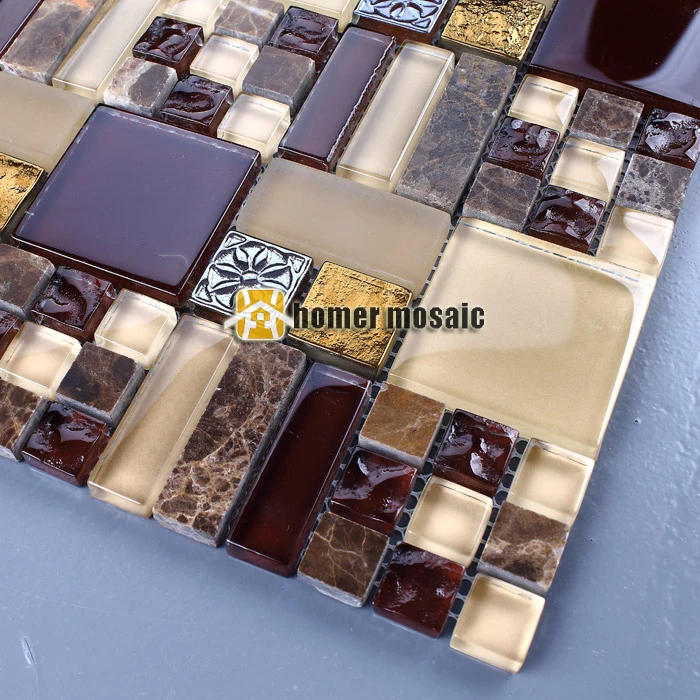 Online buy wholesale mosaic marble backsplash from china mosaic ...