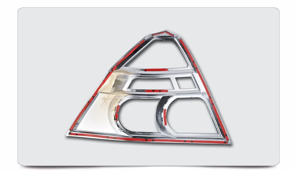 ABS Plating Chrome Accessories For Chevrolet AVEO Sedan 2009 Aftermarket Tail Light Bezel Covers g
