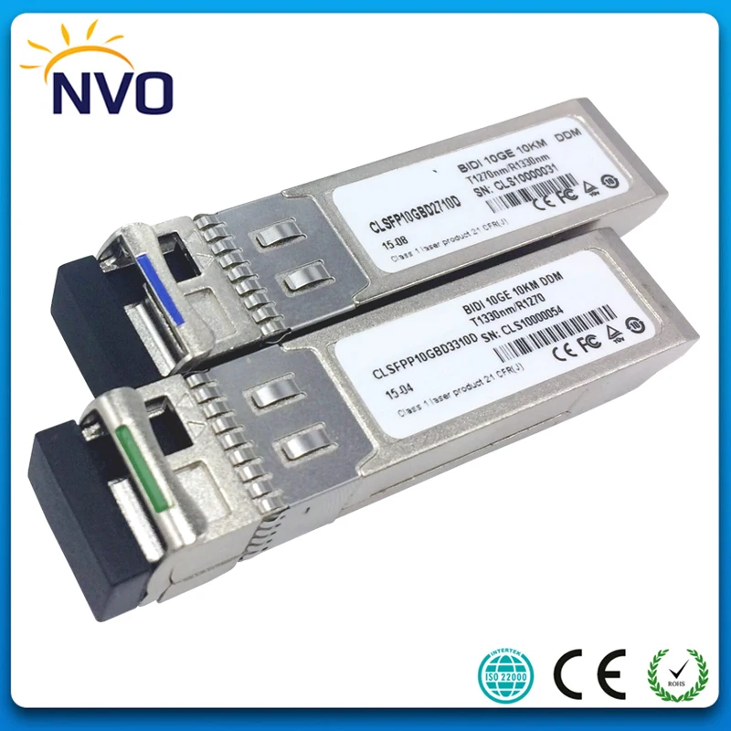 

Free Shipping 10Gb/s BIDI SFP+ 10km Fiber Optic Transceiver,10G BIDI SFP+ LR Optical Module,Cisco Compatible