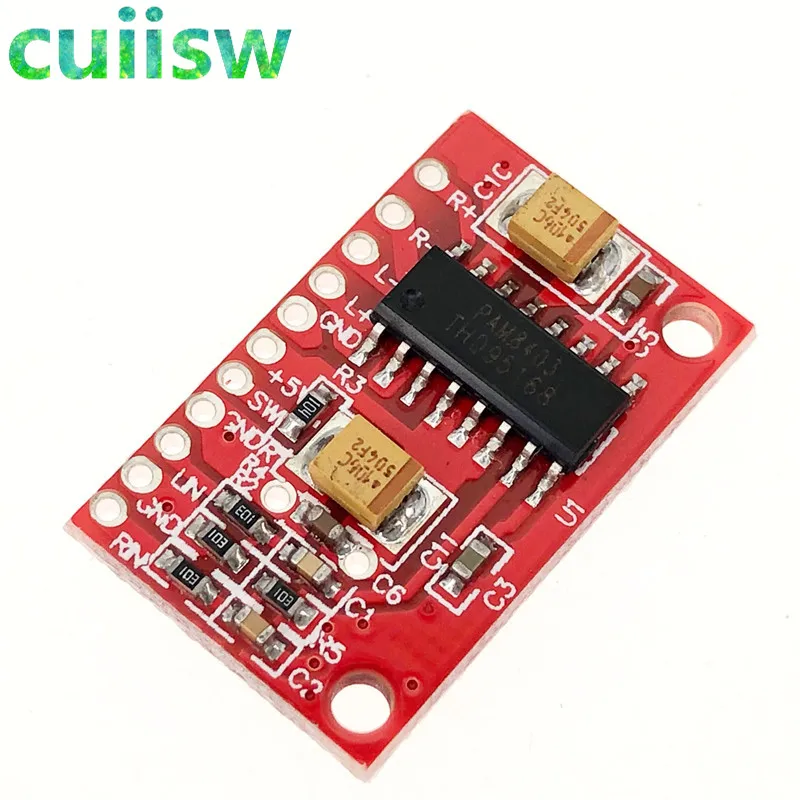 Mini Amplificador Amp Board 3W+3W USB Fuente de alimentación DC 5V-Venta