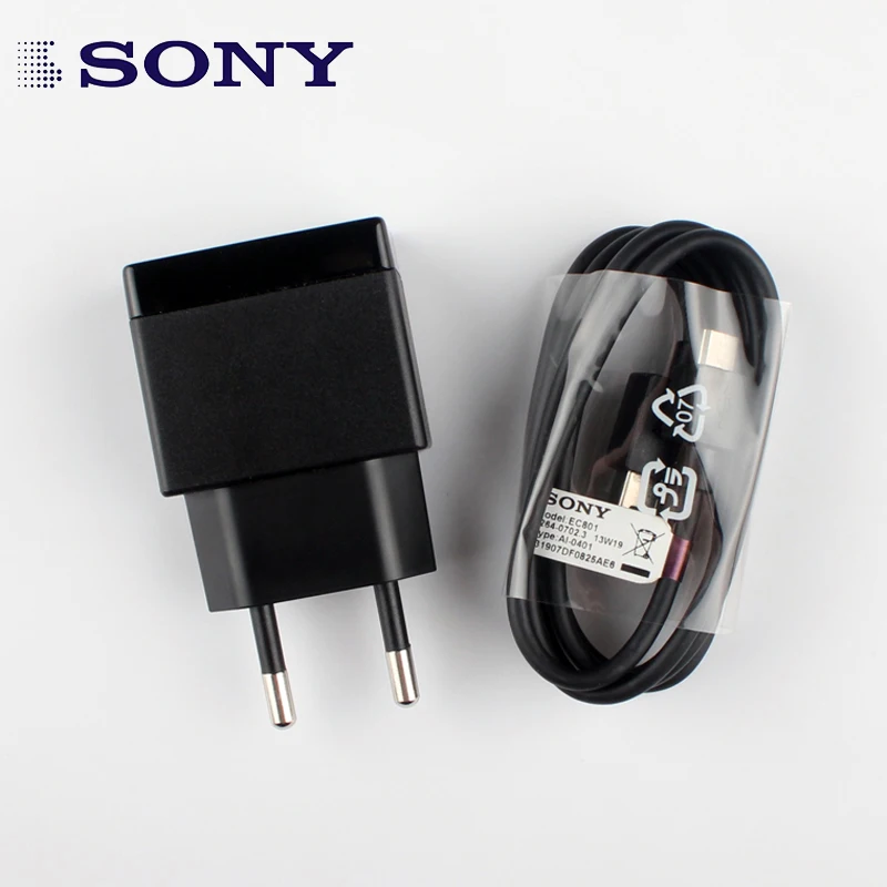 Новое оригинальное зарядное устройство для Sony EP880 путешествий + кабель EC801 Xperia Z