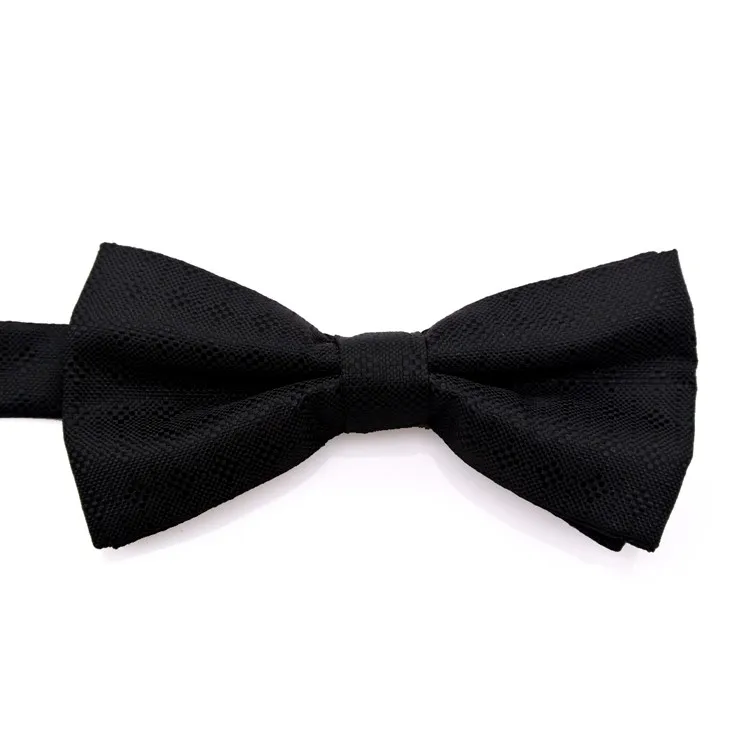 Solid Black Navy Blue Gray Grey White Red Tuxedo Mens Bow Tie Pre-tied 100% Silk Adjustable For Men Free Shipping Wholesale