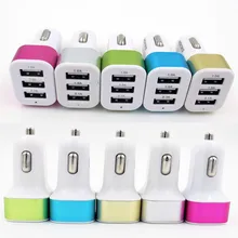 Автомобильное зарядное устройство, 3 порта быстрая, USB зарядное устройство для аккумулятора прикуривателя Зарядное устройство адаптер для Apple IPhone X 8/8 puls/7 Ipad Air, Ipad Mini
