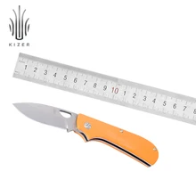 Складной нож Kizer, тактический нож V3507N2, новинка, оранжевый нож G10, нож с ручкой, инструменты для выживания на открытом воздухе