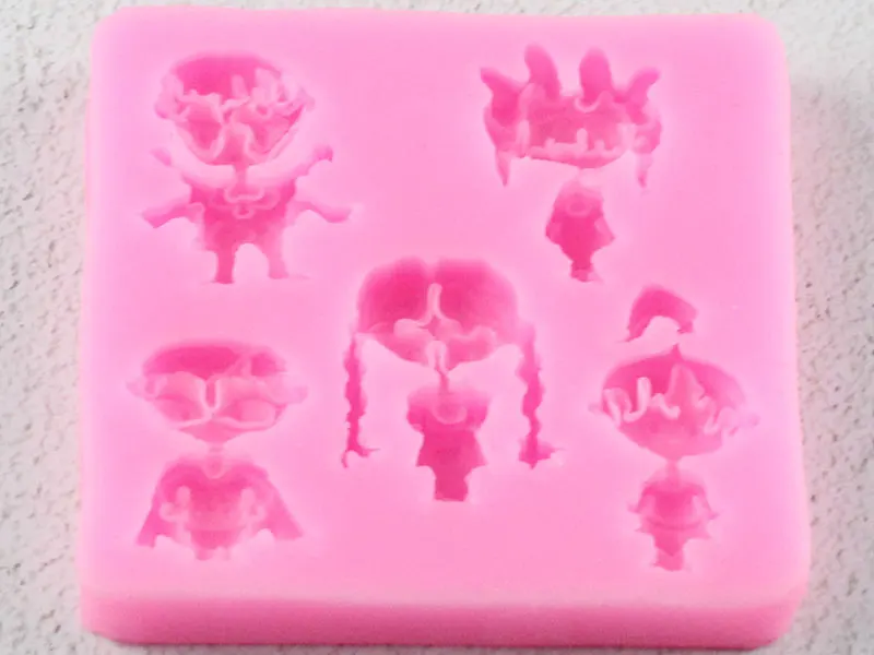 1 шт. 3D мультфильм Супермен Силиконовые формы для торта Fimo форма для шоколада формы для помадки торта кухонные Инструменты для декорирования аксессуары