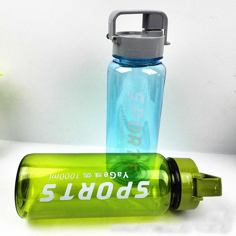 Lekoch-Sports-Water-Bottle-1000ml-Plastic-Portable-Clamshell-Drinkware-Water-Bottle-With-Lid-Tea-Leaks-BFA