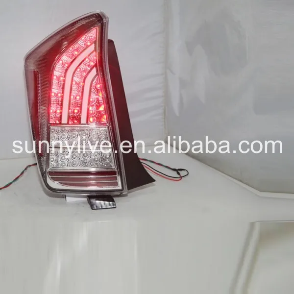 Для TOYOTA Prius светодиодный задний фонарь 2009-11 прозрачный объектив