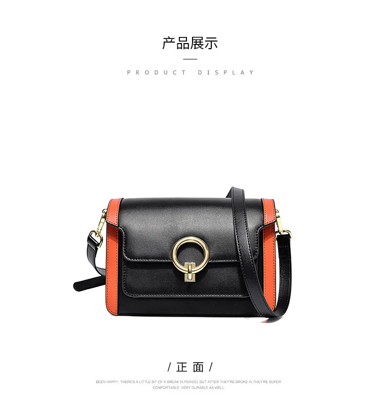 

2 color New type of lady's leather lady's bag lady's cowhide lady's bag one-shoulder lady's BM52399 20190414 jia