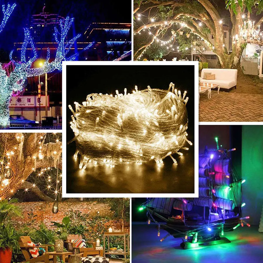 

10M 20M LED String Light DC 12V Christmas Fairy Lights Indoor Outdoor Decor Lighting Xmas Tree Wedding Garden LED String Lamps