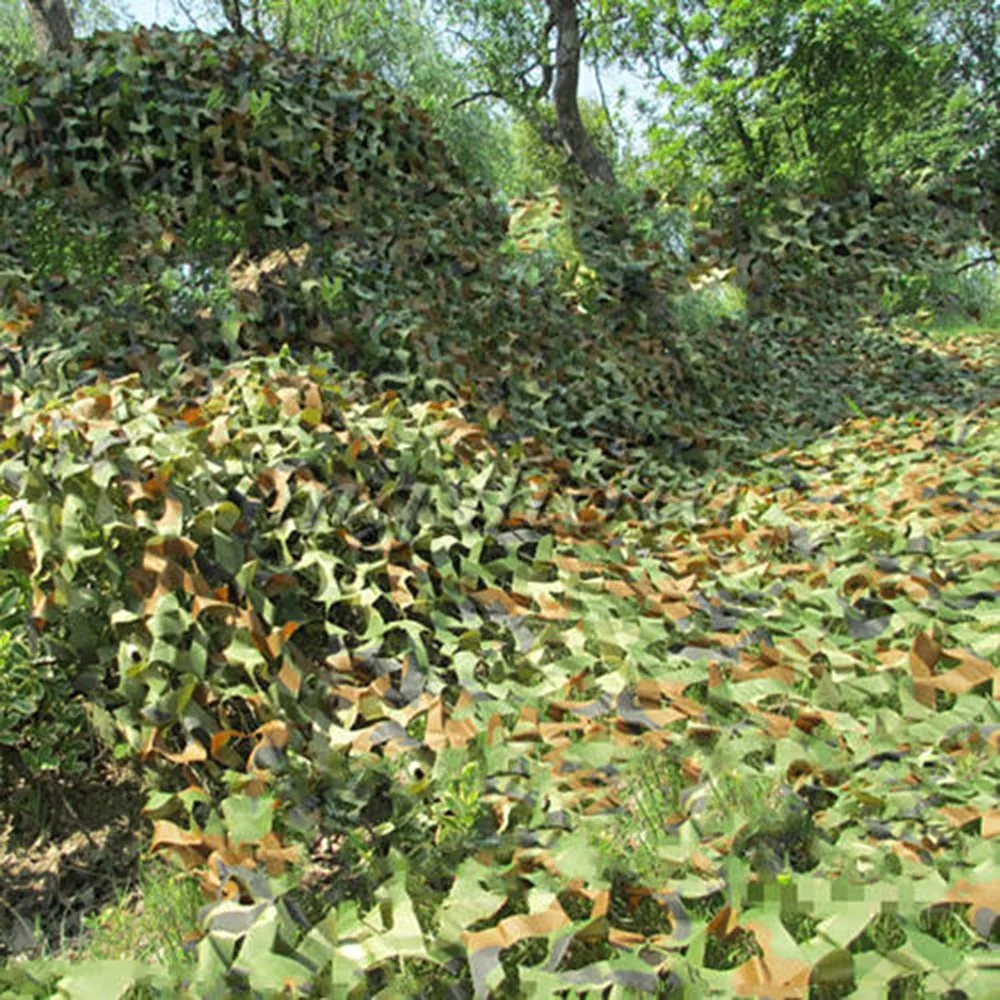 3x2m 4x3m 5x4m Camo Net Army Woodland Jungle Camouflage Nets охотничья съемка Скрытая сетка Солнцезащитная