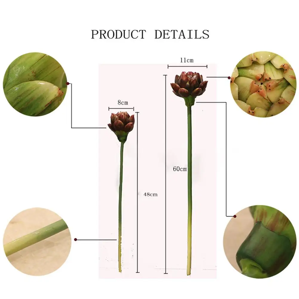 LanLan искусственный артишок суккулент растение со стержнем для дома вечерние украшения растений в горшках