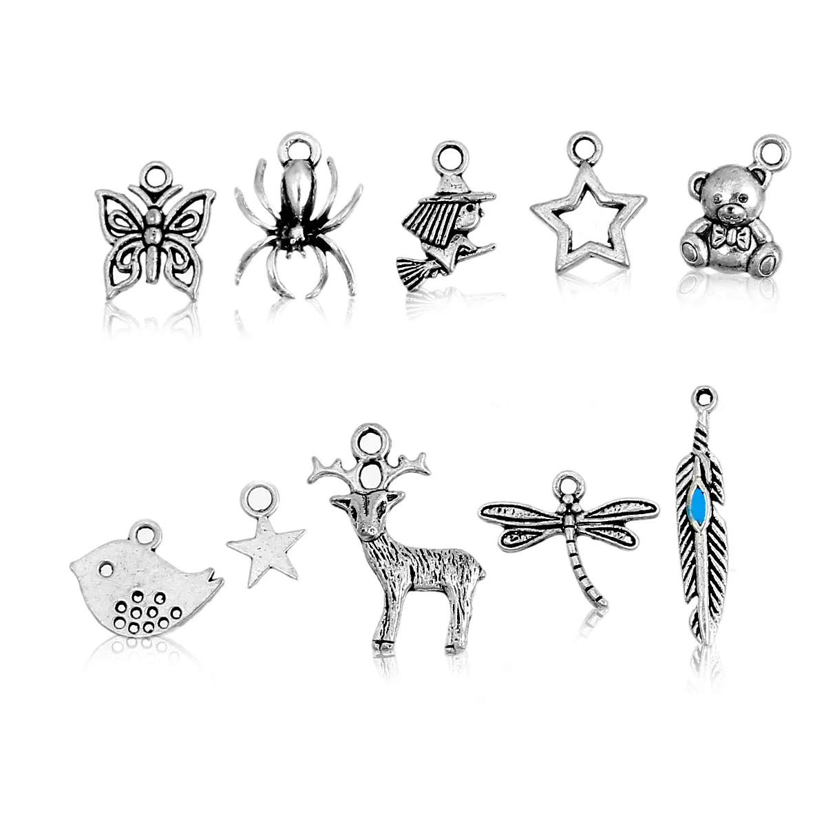Doreenbeads амулет кулоны в форме античного серебра 28 мм x 5 мм-11 9 50 шт. (Z00035) | Украшения и