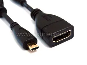 

Zihan EVO 4G XT800 Droid x Xoom Micro HDMI to HDMI Female Adapter Cable 10cm