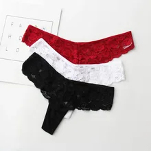 4XL~M Plus Size Voplidia 2017 T-back Underwear Women Sexy Panties Female Seamless Lace Lingerie Women G String Thong PM504