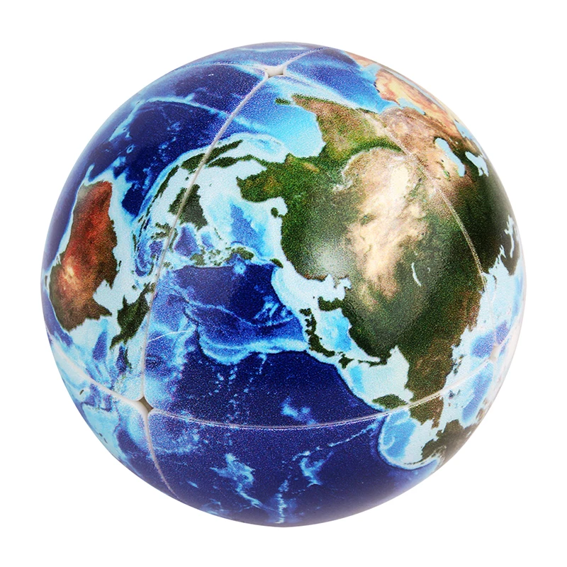 Новинка Yuxin Earth 2x2 магический куб головоломка профессиональный УФ принт Cubo Magico