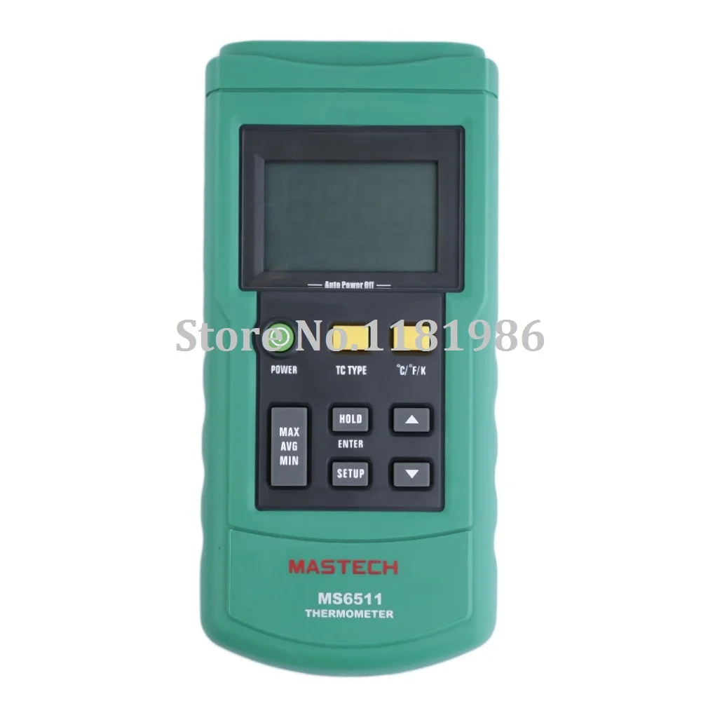 

MASTECH MS6511 Single-channel Temperature Logger Tester Digital K/J/T/E Thermocouple Thermometer Self-calibration