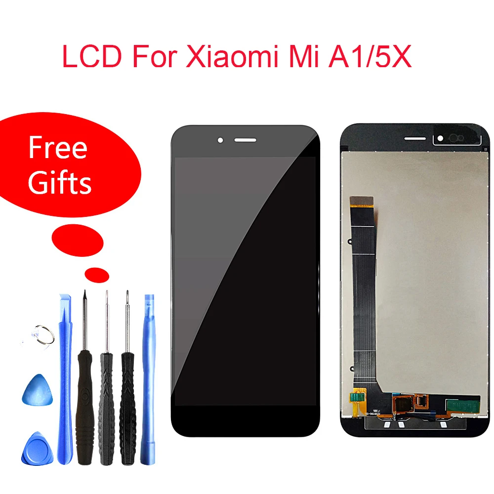

LCD For Xiaomi Mi A1/MI 5X LCD Touch Screen Display Assembly For 5.5" XiaoMi MiA1/Mi5X Replacement