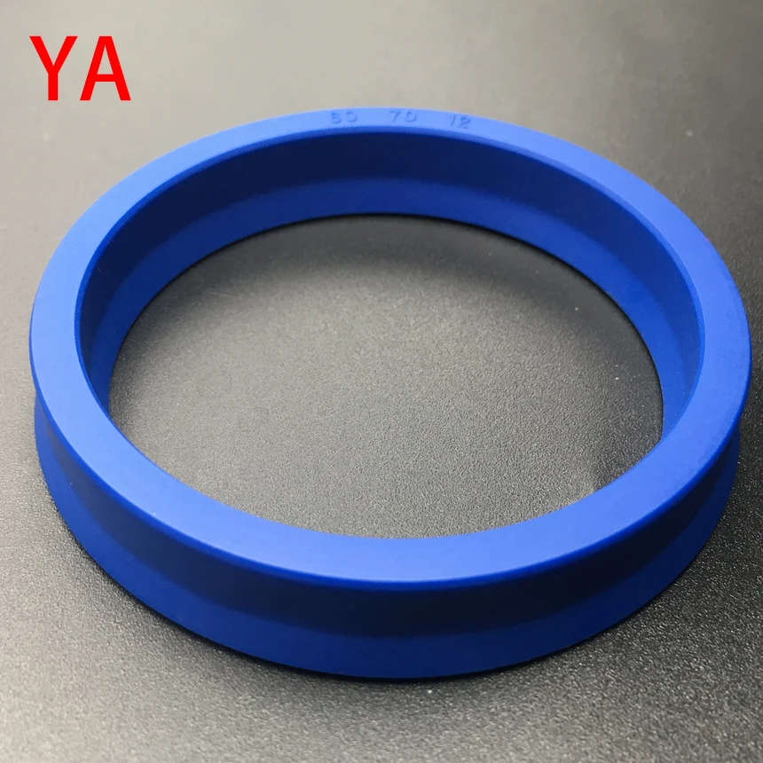 YA 212*200*14 212x200x14 220*208*14 220x208x14 Blue TPU Hydraulic Cylinder Piston Rod Grooved U Two Lips O Ring Gasket Oil Seal |