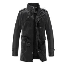 Neue Mode Leder jacke, echtes Leder, Stehkragen, mantel Männlichen, Lederjacke Männer, herren Lederjacken Und Mäntel