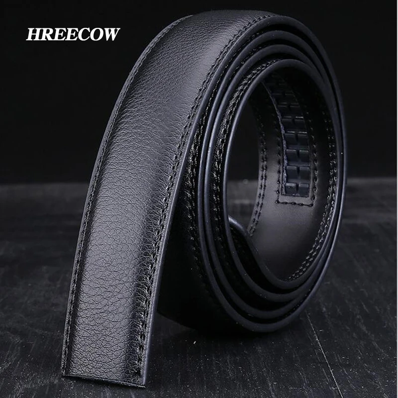 Мужской кожаный ремень с автоматической пряжкой длина 150 см 160 см|leather belt|quality leather