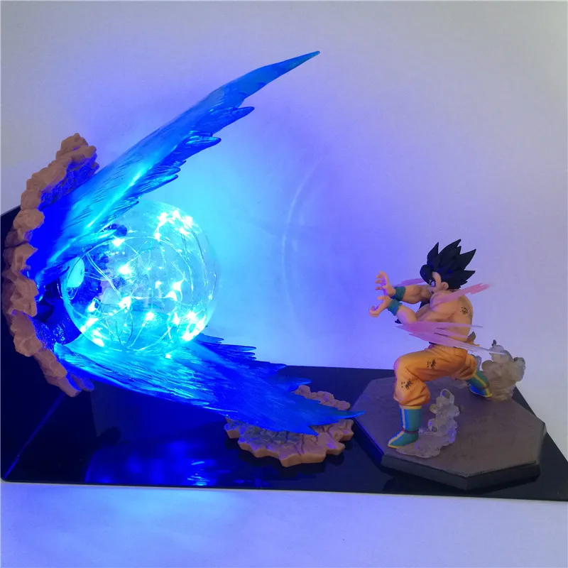 Dragon Ball Z Super Goku Vegeta Gogeta лампа с экшн-фигурками Ultra Instinct DIY аниме модель для спальни декоративный ночной Светильник подарки