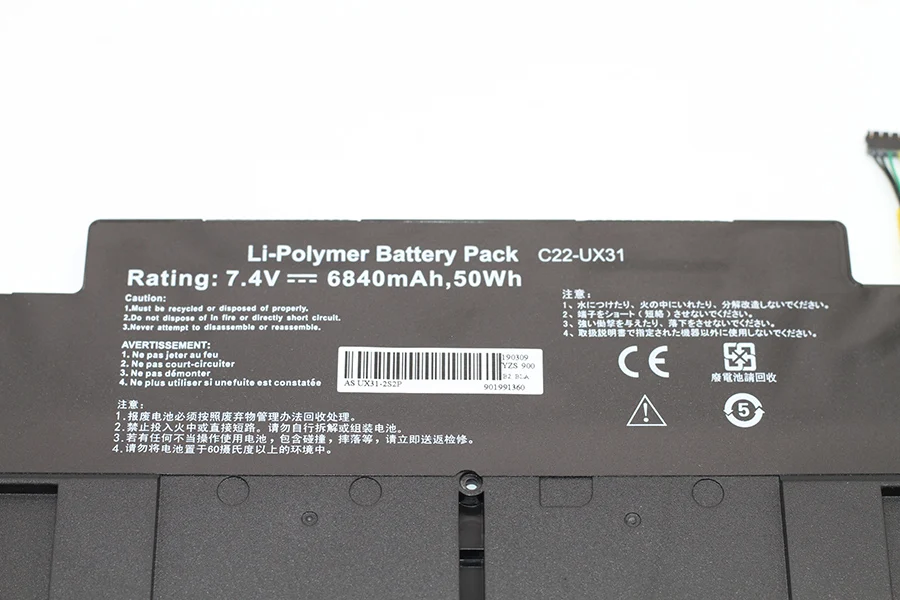 ApexWay 7,4 V аккумулятор для ноутбука C22-UX31 аккумулятор для Asus C23-UX31 ZenBook UX31A UX31E серия ultrabook