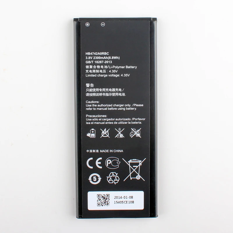 Оригинальный аккумулятор для телефона Huawei Honor 3c H30 T00 T10 Ascend G630 G730 G740 2300 мАч