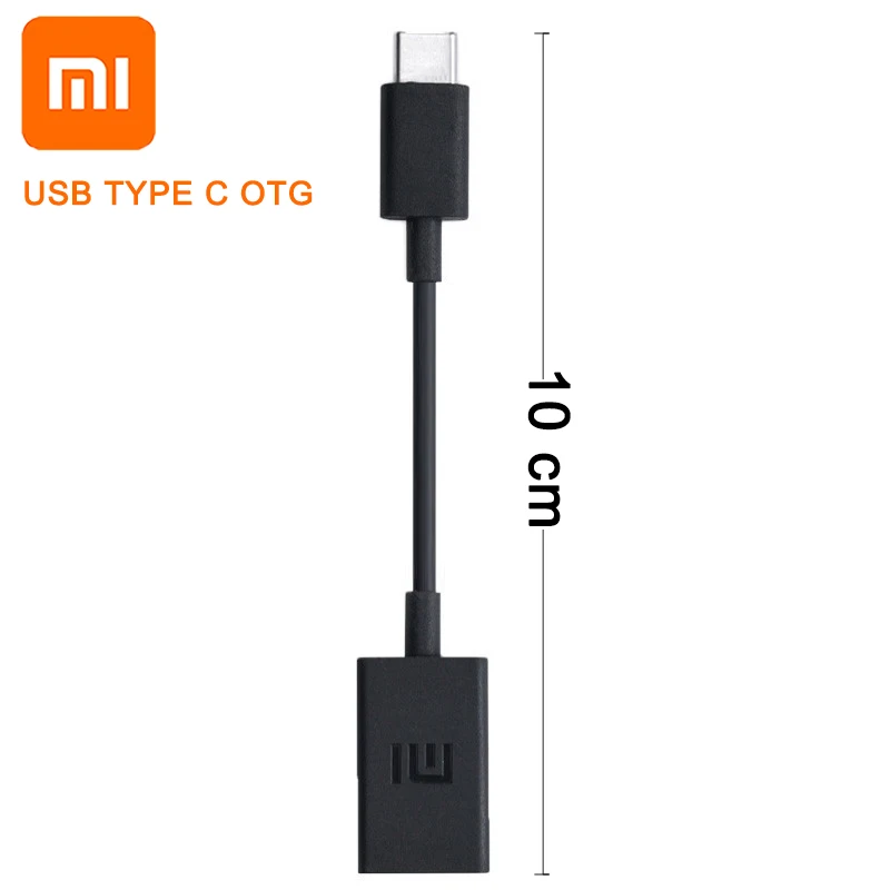 10CM XIAOMI usb type C OTG кабель для передачи данных Поддержка Мышь Клавиатура U диск для Mi9 F1 A1 A2 8 SE 6 6X5 MAX 2 3 MIX 2 2 2S NOTE 2 3 5 - Цвет: 10CM