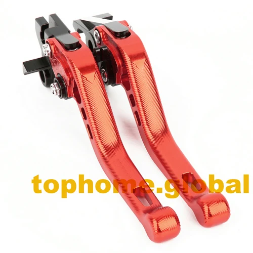 Для KTM 690 SMC 2008-2013 3D Короткие сцепления Тормозные ручки ЧПУ Регулируемая против скольжения 2009 2010 2011 2012 рычаг - Цвет: Red