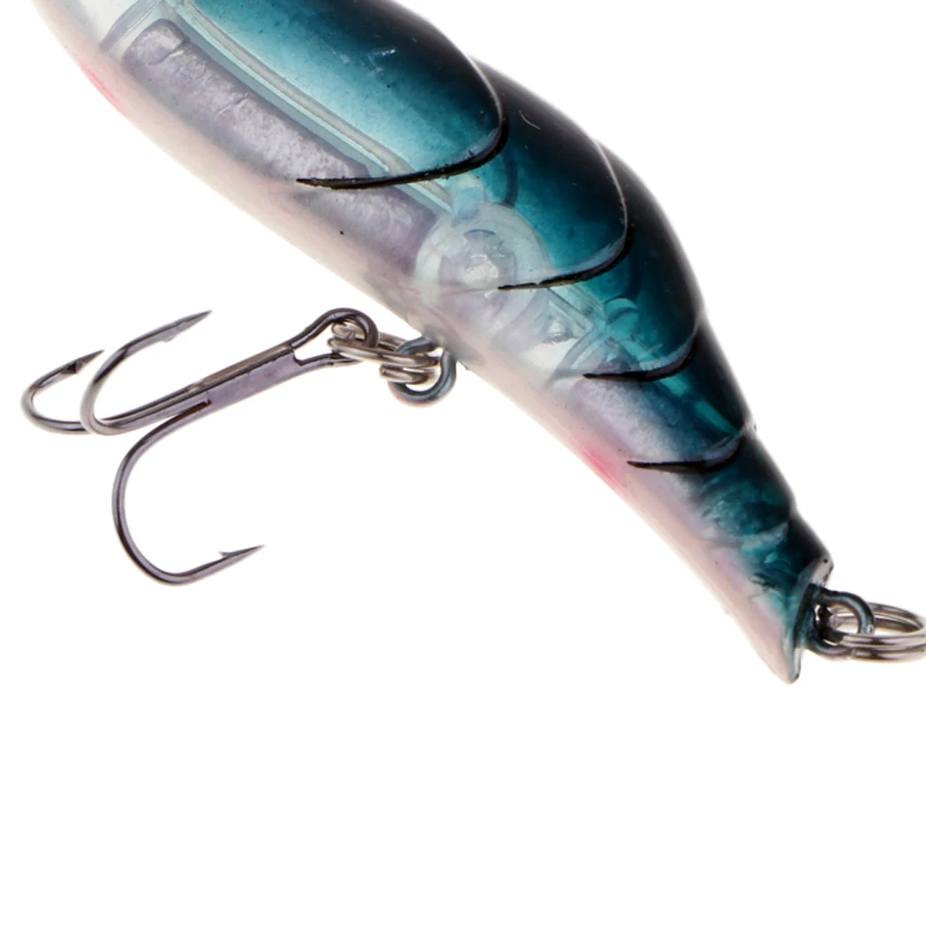 Perfeclan Fishing Lure Shrimp Lure Squid 8cm/15g Hard Jig Baits Swing Shrimp Squid Lure Squid Jigs Fishing Lures