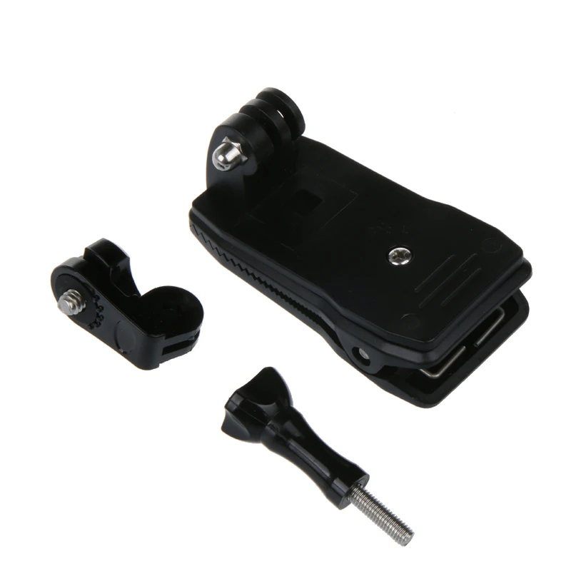 Поворотный зажим Крепление рюкзак Rec mounts для Xiaomi Yi 4K Xiaoyi Lite MI Mijia Mini GoPro SJCAM Экшн
