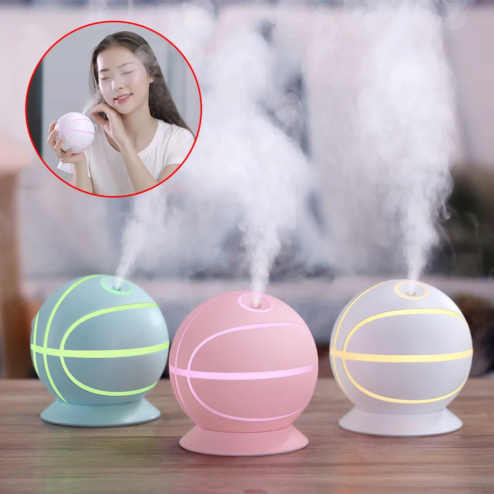 

ISHOWTIENDA USB football humidifier ultrasonic air purifier color atmosphere lamp incense diffuser bedroom desktop office#35