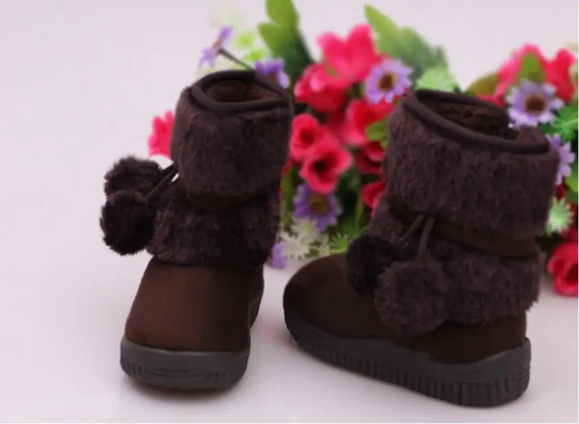 Girl's ball snow boots-26