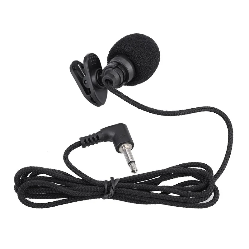Мини Портативный пристегивающийся на лацкан Hands free 3 5 мм Jack конденсаторный