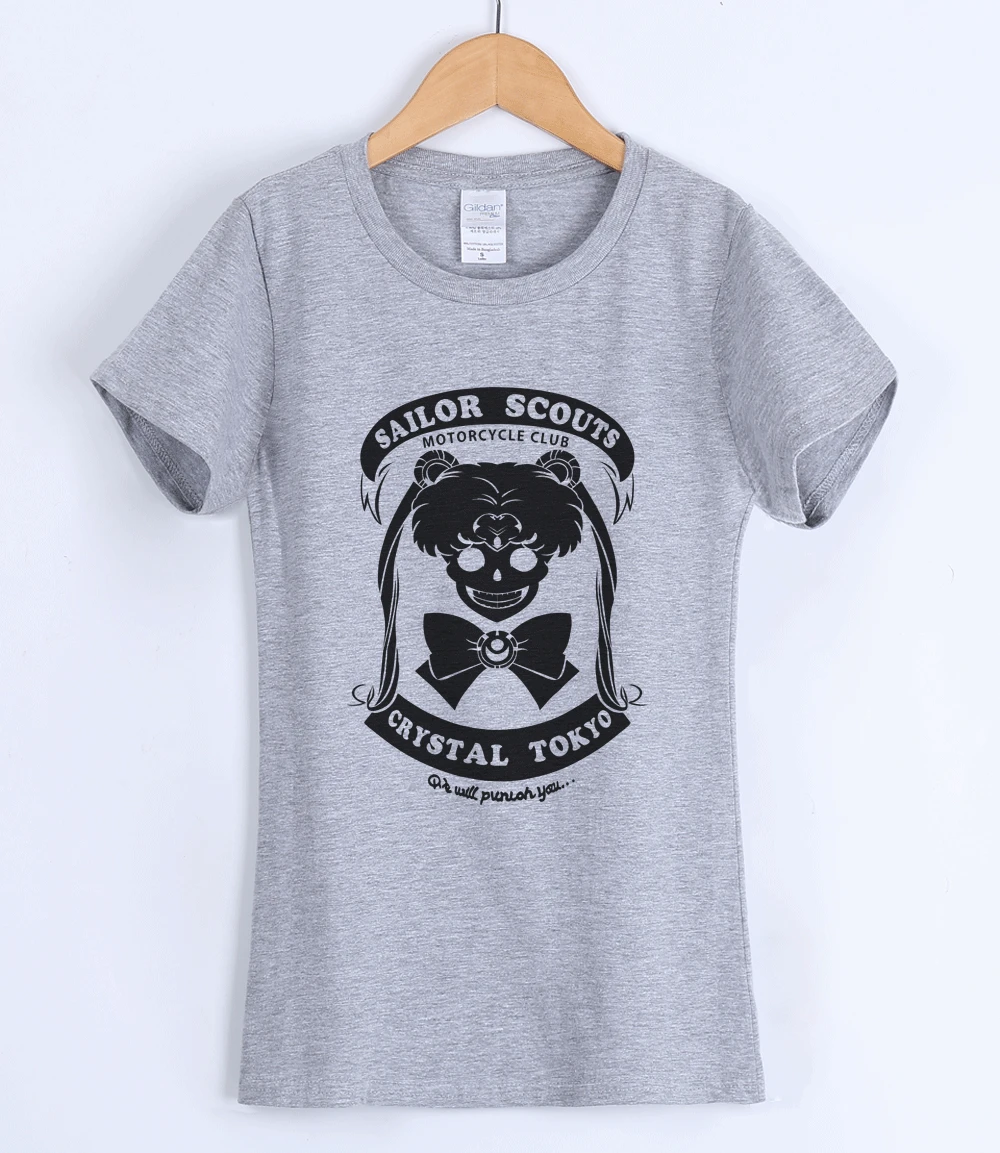 Kartun Sailor Moon 2017 Wanita T Shirts Jepang Kawaii Keren