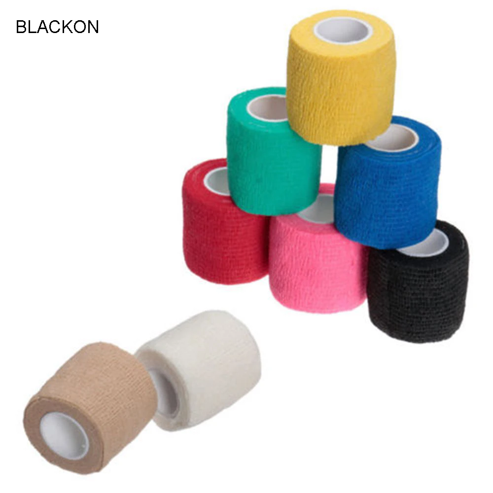 

Self-Adhesive Elastic Bandage First Aid Medical Health Care Treatment Gauze Tape foot care