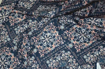 

free ship 100% viscose jacquard fabric antique prints price for 1 meter 59" wide