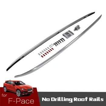 

Aluminum Silver FIT for Jaguar F-pace fpace 2016 2017 2018 2019 2020 High Quality Roof Rack Bar Rail Baggage Luggage