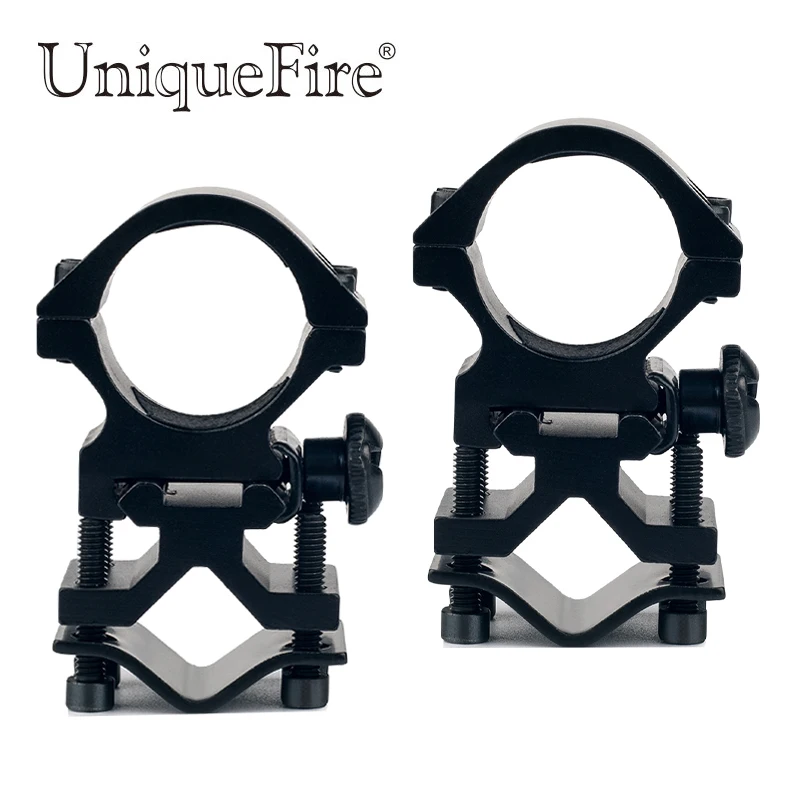 

UniqueFire QQ07 Hunting Sports Rifle Universal Mount 2 Pieces Adapter For Flashlight Laser Torch Sight Scope