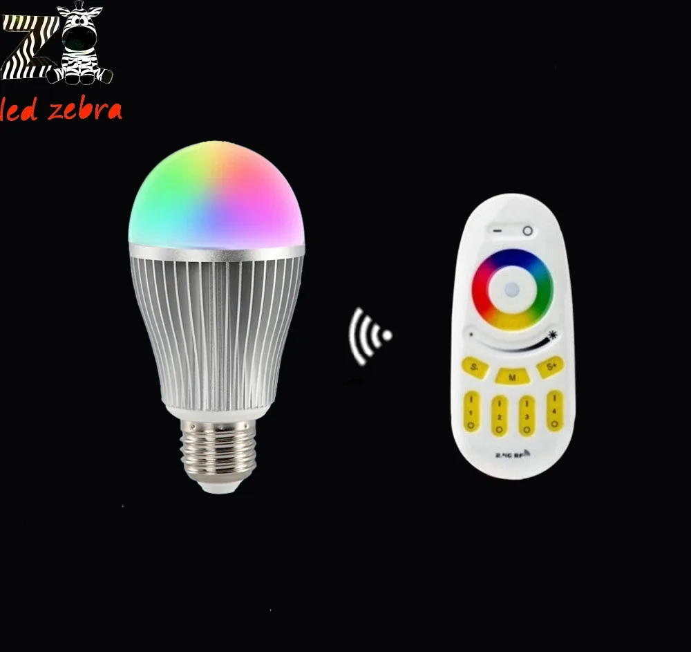 

mi.light 2.4G E27 9w led bulb rgbw rgbww led lamp AC85-265v,4 zone touch screen remote led controller for rgbw rgbww led bulb