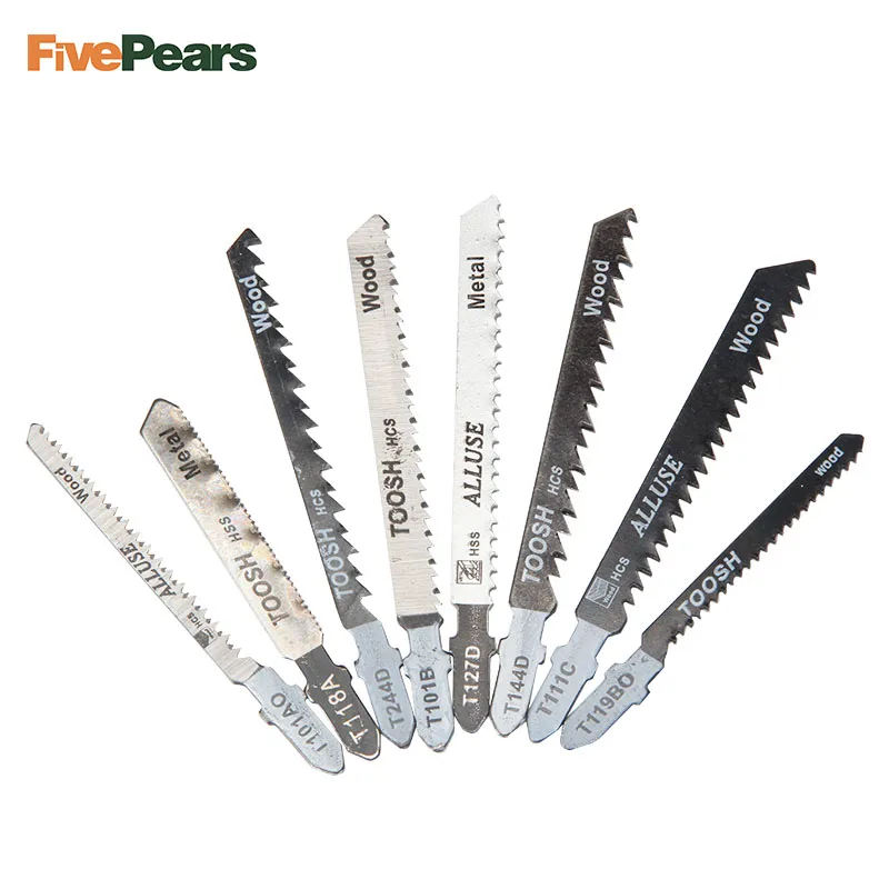 Jig Saw Blades 5 Pcs For metal Wood PVC Fibreboard Reciprocating Saw