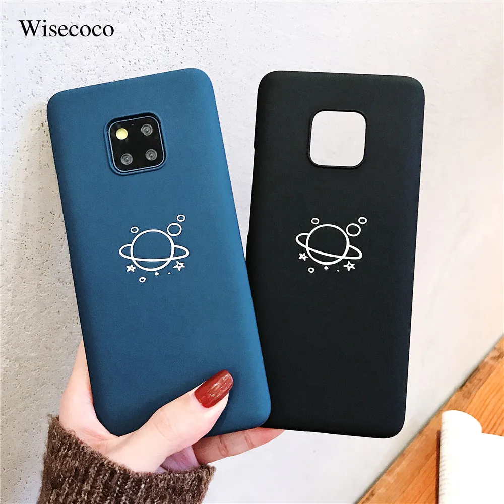 

Simple Planet Phone Case for Coque Huawei Mate 20 10 P20 Pro Mate20 Etui Lovely Luxury Full Protective Matte Hard Back Cover